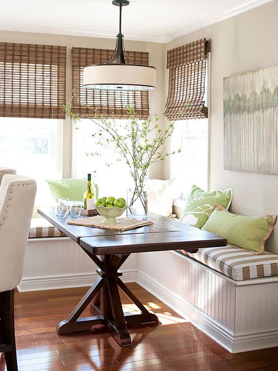 Small E Banquette Ideas Bamboo Blinds Seating And Small E Banquette Ideas Bamboo Blinds Seating And Kitchen Corner