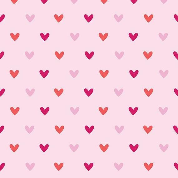 Alpine Fabrics by Carly Griffith Hearts in Pink FLANNEL (F2120PINK Alpine Fabrics by Carly Griffith Hearts in Pink FLANNEL (F2120PINK
