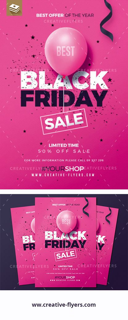 black friday sale flyer template creative photoshop pinterest