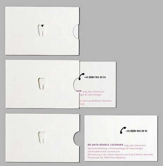 13 Best Aesthetic Dentistry Post Images On Pinterest Who Would Have Thought That Dental Business Cards Can Be Very Cool As Well Here Are 10 Examples Of Brilliant Card Designs To Inspire
