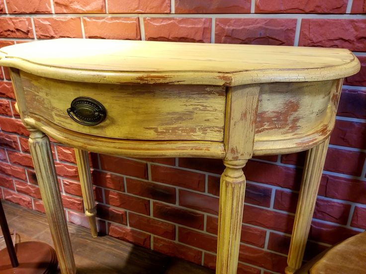 half moon table done in fusion mineral paint prairie half moon table done in fusion mineral paint prairie