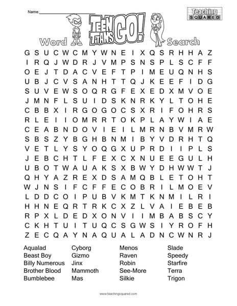 teen word search puzzles Teen word search puzzles