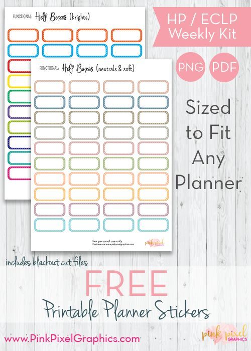 Free of charge 50 percent Box Realistic Planner Stickers - Print and Slash graphic relating to Free Printable Functional Planner Stickers known as No cost 50 % Box Realistic Planner Stickers - Print and Slash
