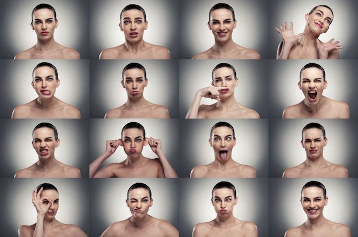 America crowd expression face gay in in life