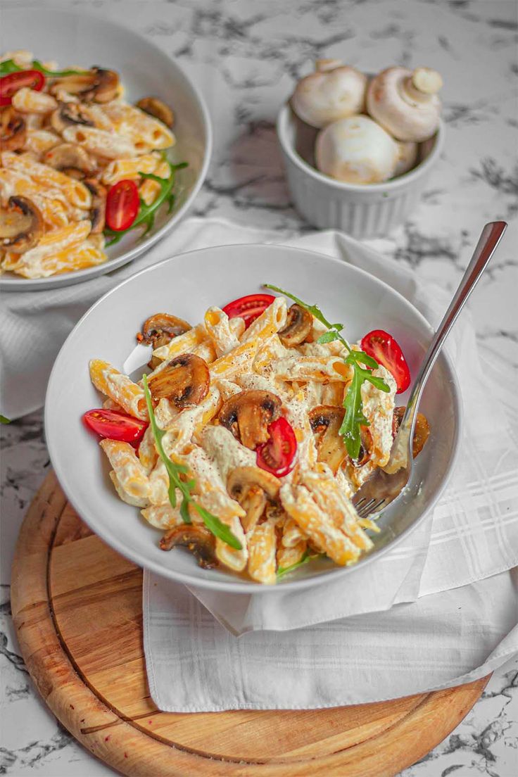 Vegan creamy mushroom pasta sauce | Recipe in 2021 | Flavorful recipes
