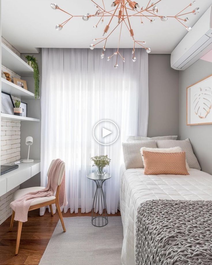 Hygge Tiny Bedrooms Small Apartment Weisses Boho Schlafzimmer