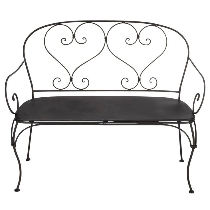 60 Best Patio Furniture Images On Pinterest Backyard Ideas Garden Black Patio Benches Wrought Iron Garden Bench Seat Saint Germain