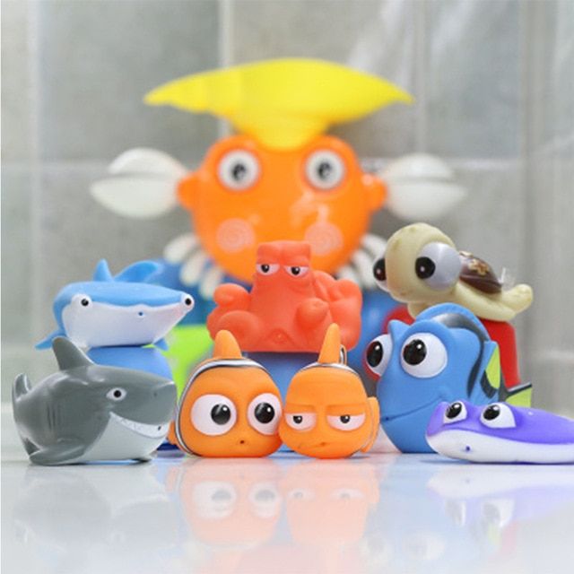 Toddler Bath Squirt Toys Disney Baby Finding Nemo Kids Water Toy Boys /& Girls