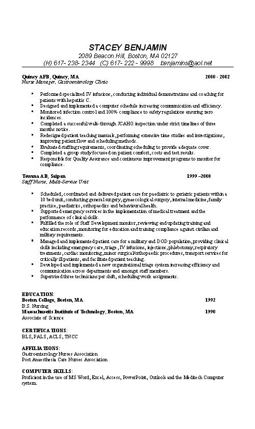 staff registered nurse resume sample resume nursing resume resume sample resumes for nurses