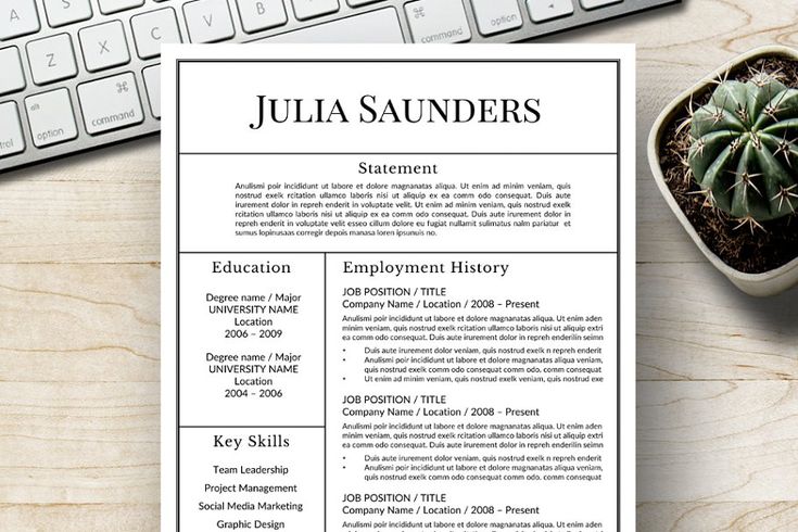 Modern Resume Template Word Sponsored - F3444c6757d4353b0c71c8ab1ff9384c