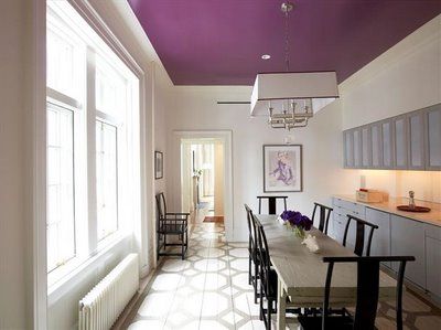 24 Best Interior Painting Ideas Images On Pinterest For Ceiling Paint Ideas Designs For Decorative Ceilings Purple Idea White Walls And Dining Room Interior