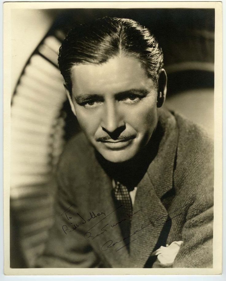 ronald colman ronald colman colman male portrait ronald colman ronald colman colman male portrait