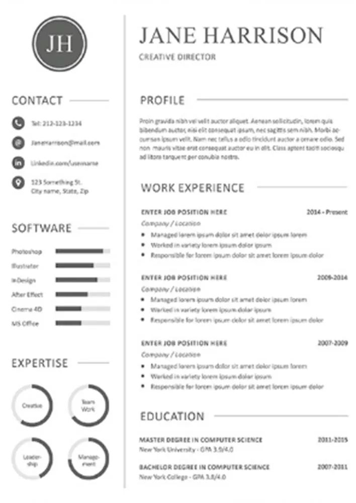 cv cv gratuit template gratuit resume te