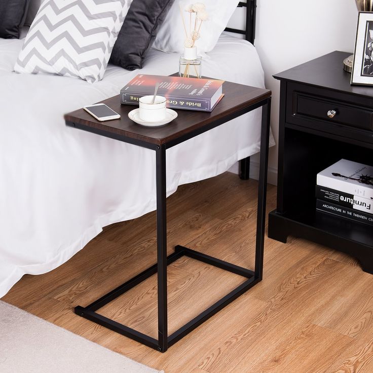 Living Room Coffee Table Modern Wooden Sofa Side End C Shaped Table Laptop Holder End Stand Desk Coffee Tray View C Table Sc Product Details From Yongqing Sha Small Patio Decor Small