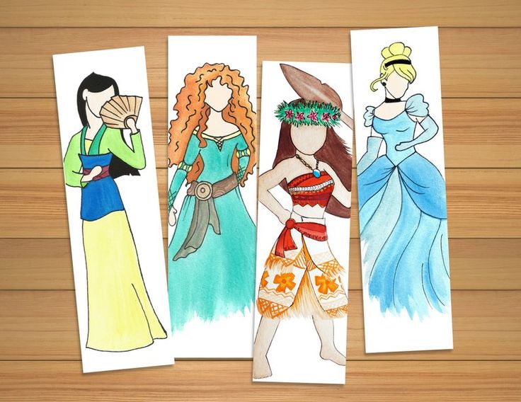 disney collection watercolor bookmark etsy watercolor bookmarks
