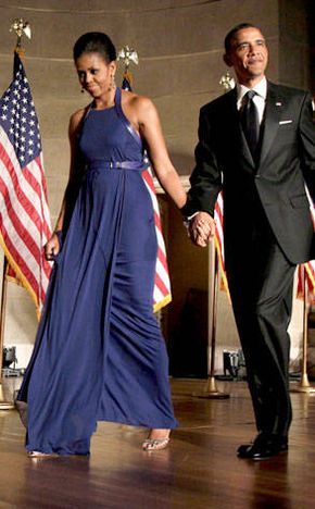 The light-blue Barbara Tfank dress with pink coat and gray heels the first lady … The light-blue Barbara Tfank dress with pink coat and gray heels the first lady …