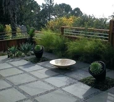 Concrete S Delightful Bubble Houses Pea Gravel Patio Brilliant Decoration 24x24 Pavers Walmart For Con Modern Landscaping Pea Gravel Patio Concrete Paver Patio
