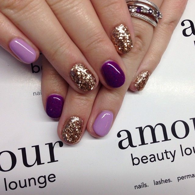 Best 25+ Purple Gel Nails Ideas On Pinterest Pretty Gel Nails Maybe instead of gold party nails I would do a light sliver sparkle. - Best 25+ Purple Gel Nails Ideas On Pinterest Pretty Gel Nails