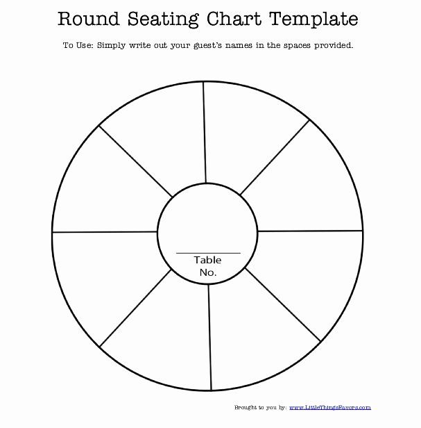 Free Seating Chart Template Fresh Printable Round For Wedding Table Free Seating Chart Template Fresh, Round Table Seating Chart For 8