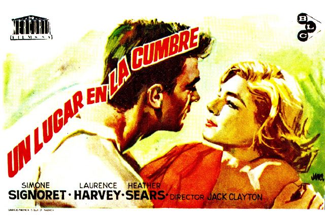 Un Lugar En La Cumbre Room At The Top 1959 Jack Clayton Programa De Mano Apaisado Español Historical Figures Poster Movie Posters