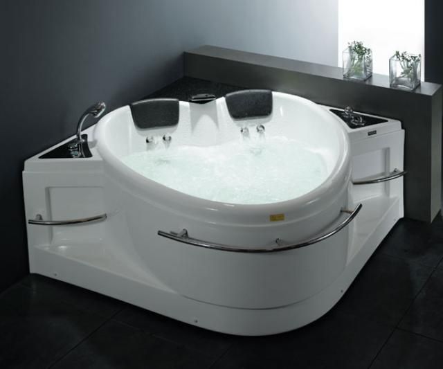 Malibu Home Mhca6042a04 Carolina Oval Massaging Air Jet Bathtub