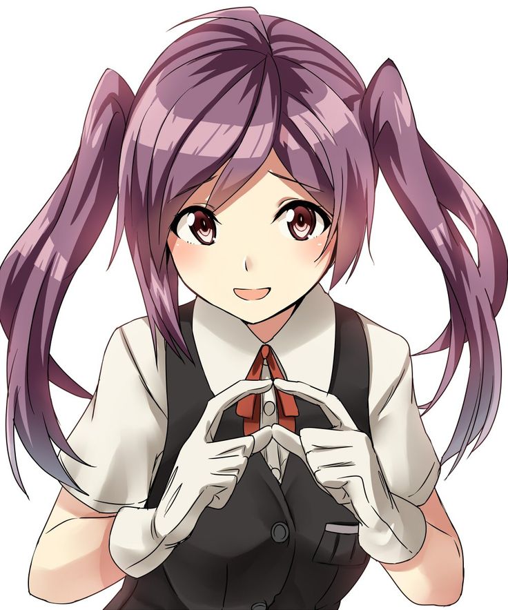 Anime girl with pig tails