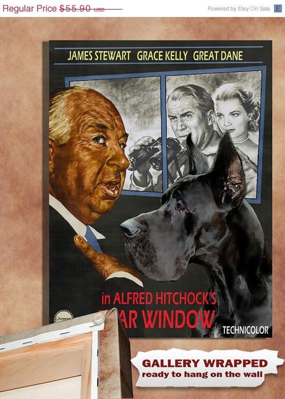 Great Danes Puppy On Sale Great Dane Vintage Movie Style Poster By