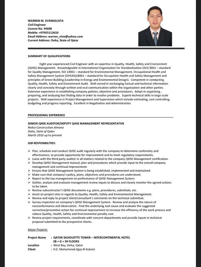 Civil Engineering CV Resume Template - http://resumesdesign.com/civil-engineering-cv-resume-template/