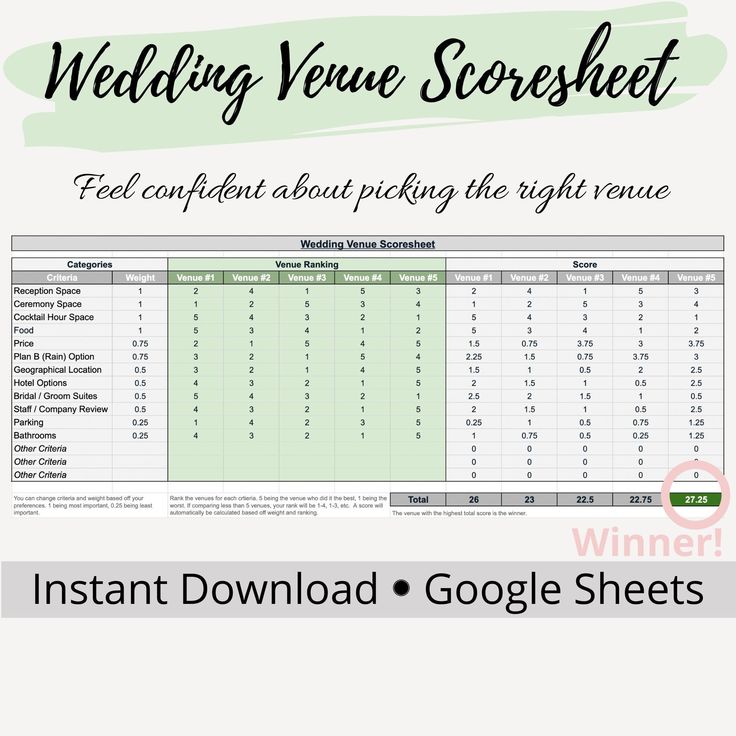 Wedding Venue Scoresheet Wedding Venue Comparison Etsy UK Wedding wedding-venue-scoresheet-wedding-venue-comparison-etsy-uk-wedding