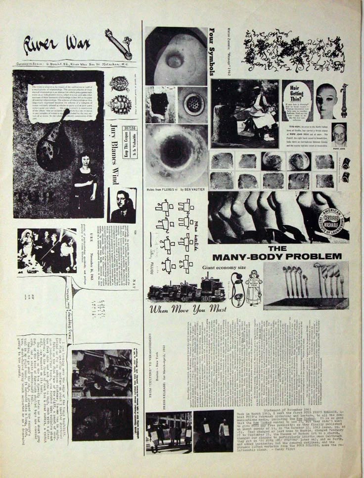 Fluxus Newspaper Fluxus art, Fluxus, Book design
