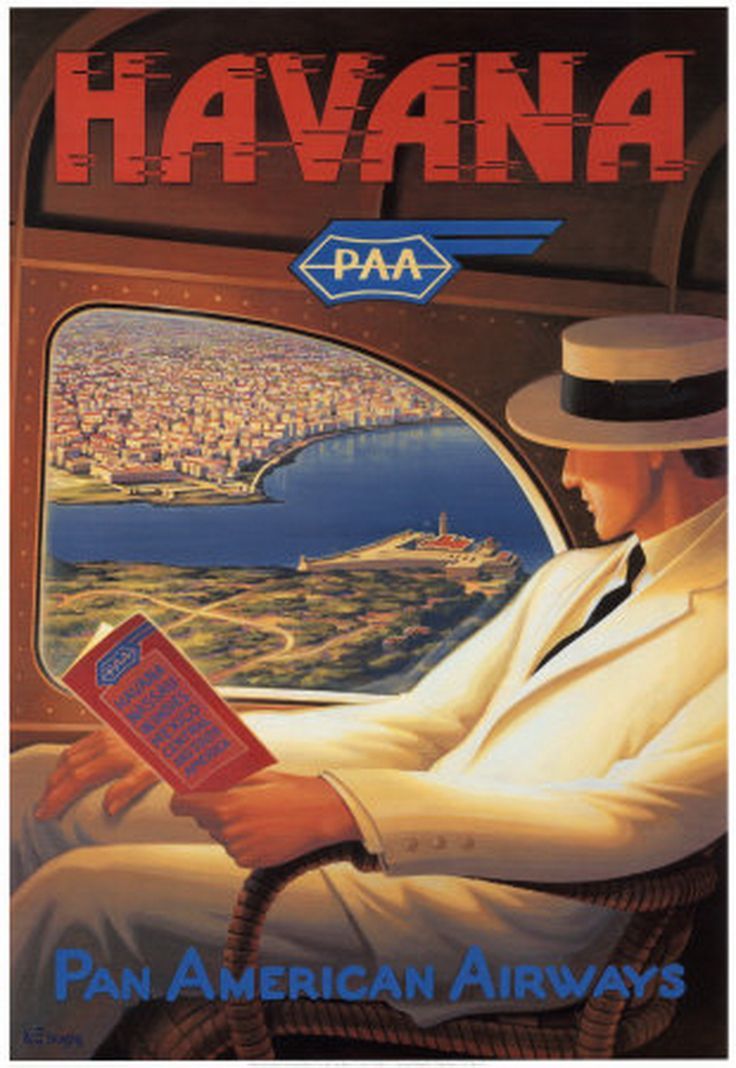 6 sizes, matte+glossy avail Flying Down to Rio Airline Travel Poster Pan Am