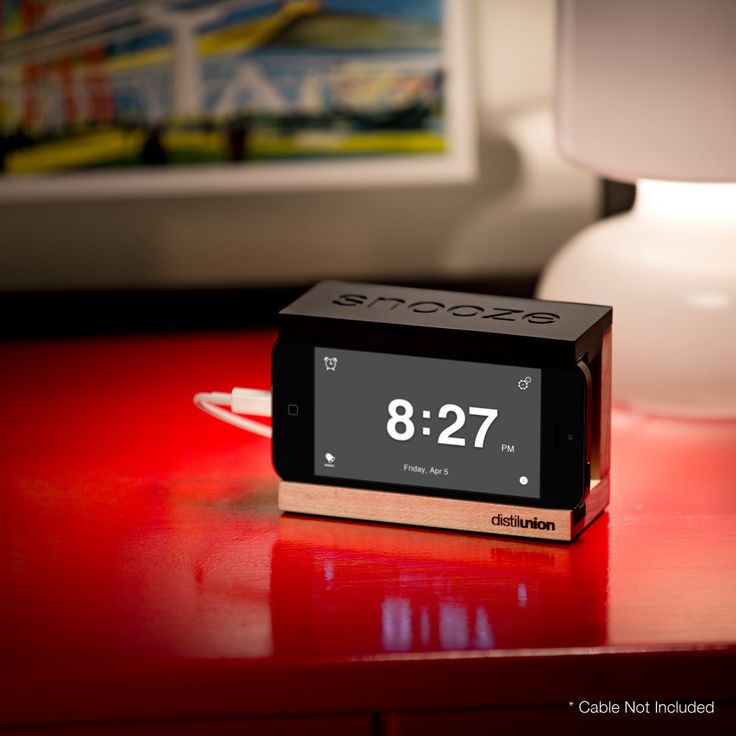 14 Best Snooze Iphone Dock Images On Pinterest Alarm Clock Snooze Wood Iphone Alarm Dock Stand For With Clock
