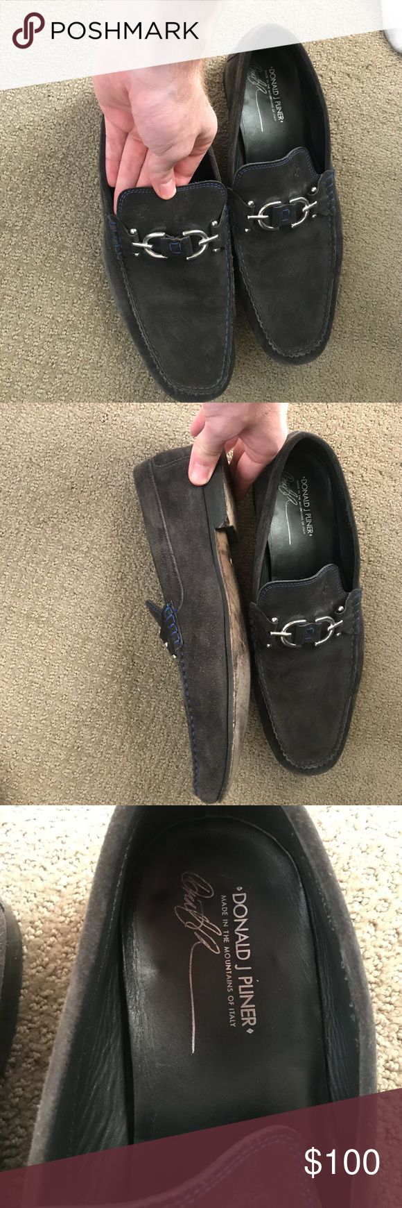 Don Pliner Suede Loafer / Driver Men’s suede grey loafer/drivers from don Plin...