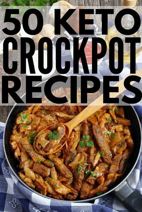 50 Keto Crockpot Recipes! | We’re sharing 50 low carb, ketogenic diet approved...