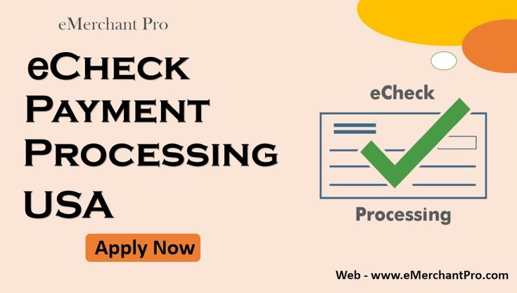 eCheck Payment Processing USA | Payment processing, Payment, Online