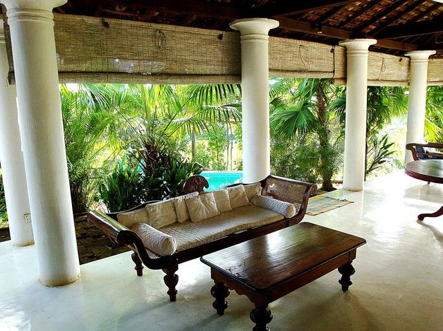 the veranda at the colonial surangana villa in sri lankas colonial living room design ideas