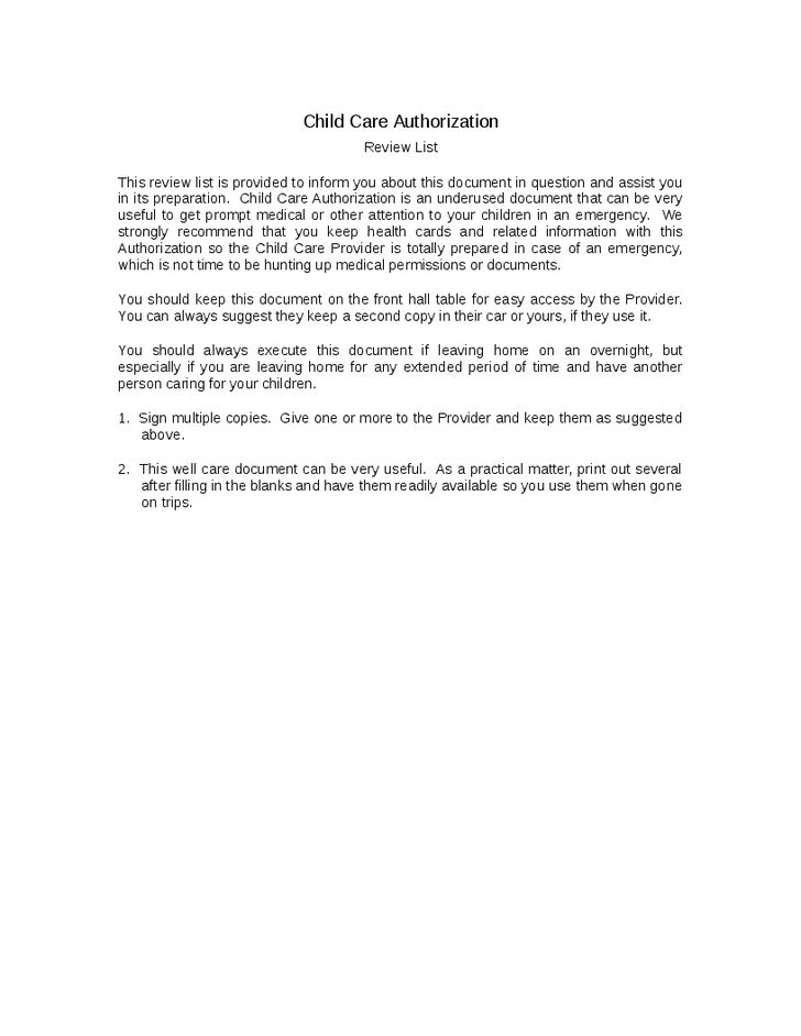 Authorization Letters Authorization Letter Legal Guardian