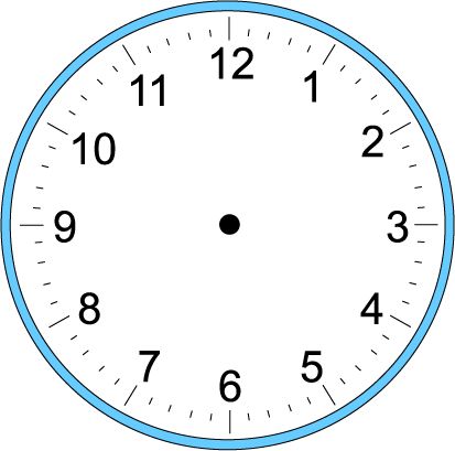 clock schedule template
