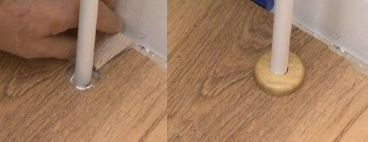 7 Laminate Floor Ideas Installing Flooring Laminate Installing Flooring, How To Cut Vinyl Tile Around Radiator Pipes