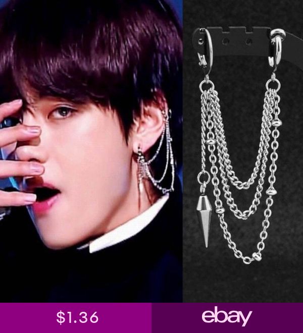 1Pcs KPOP BTS Earring Bangtan Boys Jewelry Accessories For Men And