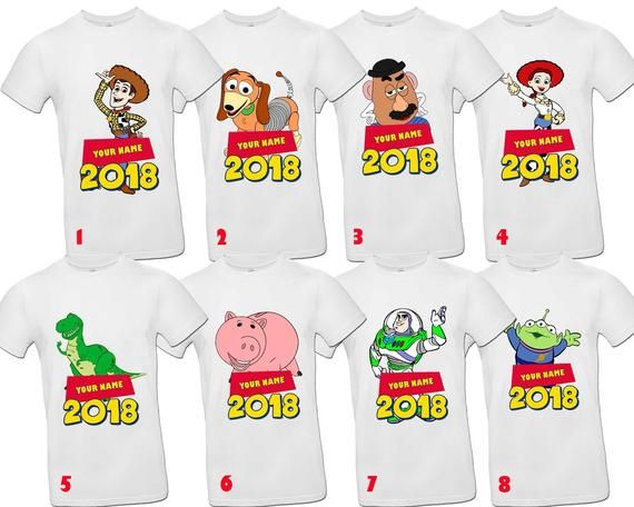 Toy Story Birthday T-shirt-Personalised Toy Story birthday t-shirt-toy story top