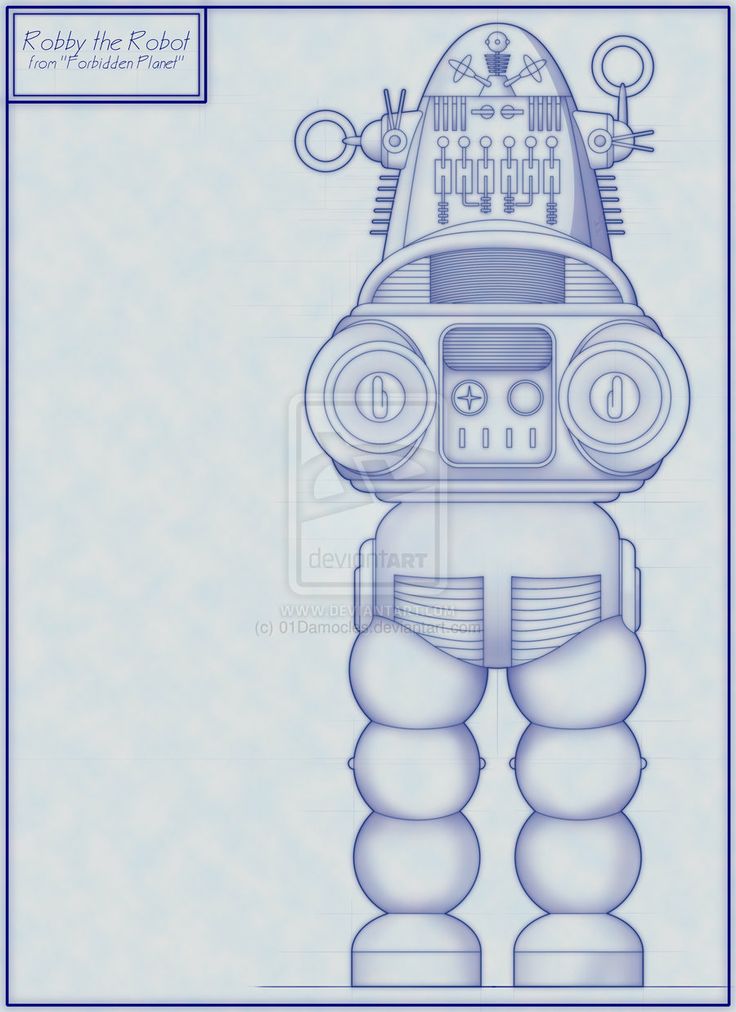 141 best FORBIDDEN PLANET images on Pinterest Planets, Sci fi and - new robot blueprint vector art 141 best FORBIDDEN PLANET images on Pinterest Planets, Sci fi and - new robot blueprint vector art
