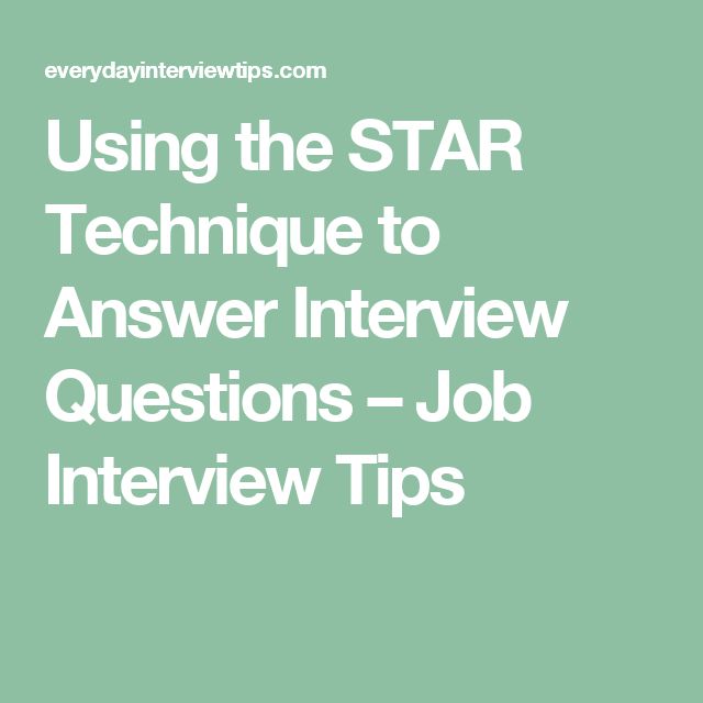 star method sample interview questions
