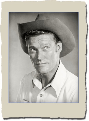 Chuck Connors as Lucas McCain in THE RIFLEMAN. | The rifleman, Chuck