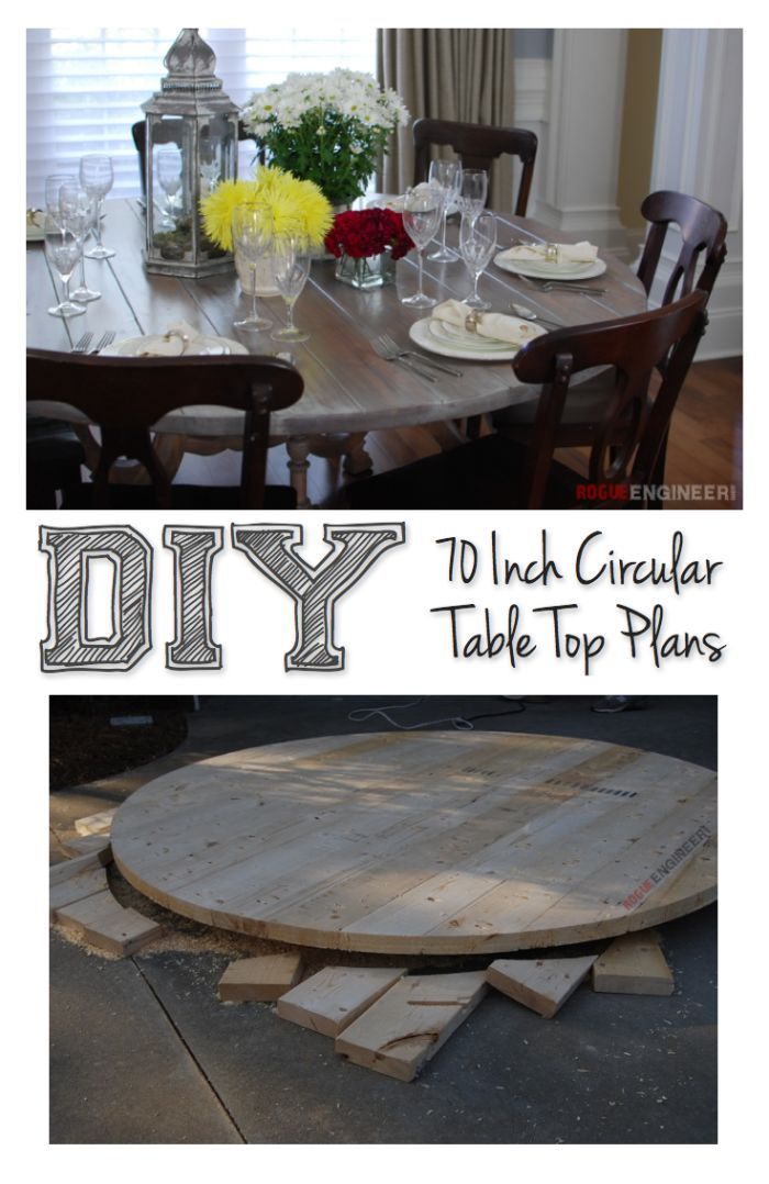 70 Inch Round Table Top Rogue Engineer Farmhouse Diy Dining 70 Inch Round Table Top Rogue, How Many Seats At A 70 Round Table