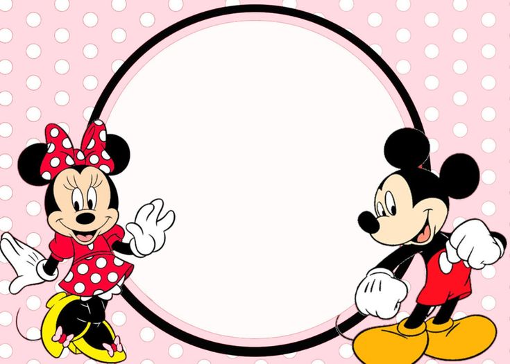 mickey and minnie invitation templates