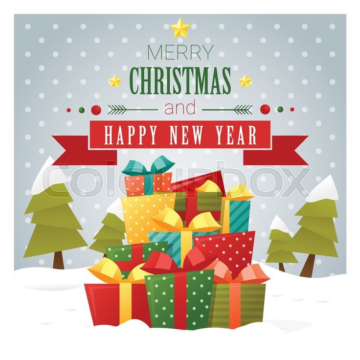 christmas card vector