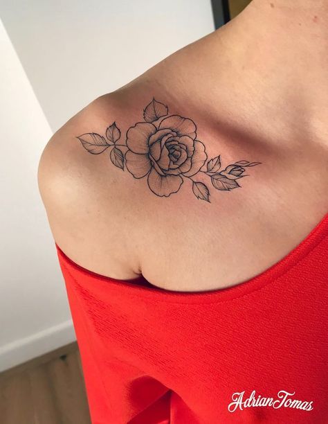 Rose tatouage