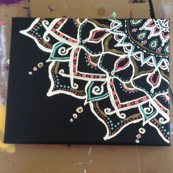 other hand painted 8x10 canvas canvas ideas pinterest