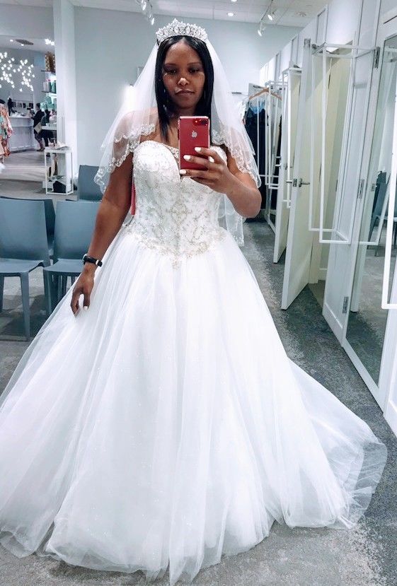 Lace Front Wedding Dress